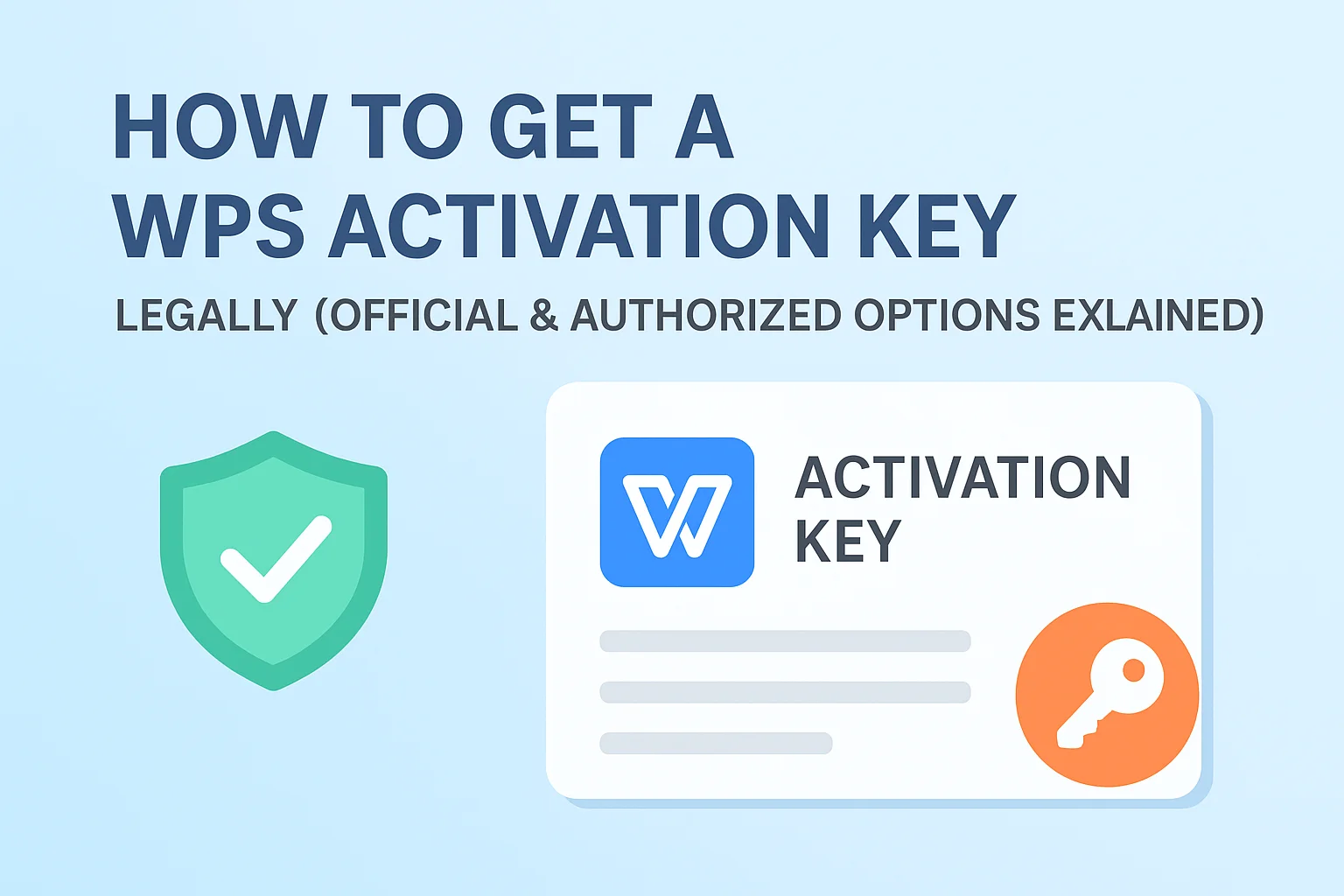WPS Activation Key Guide: Redeem Codes & Short-Term Access