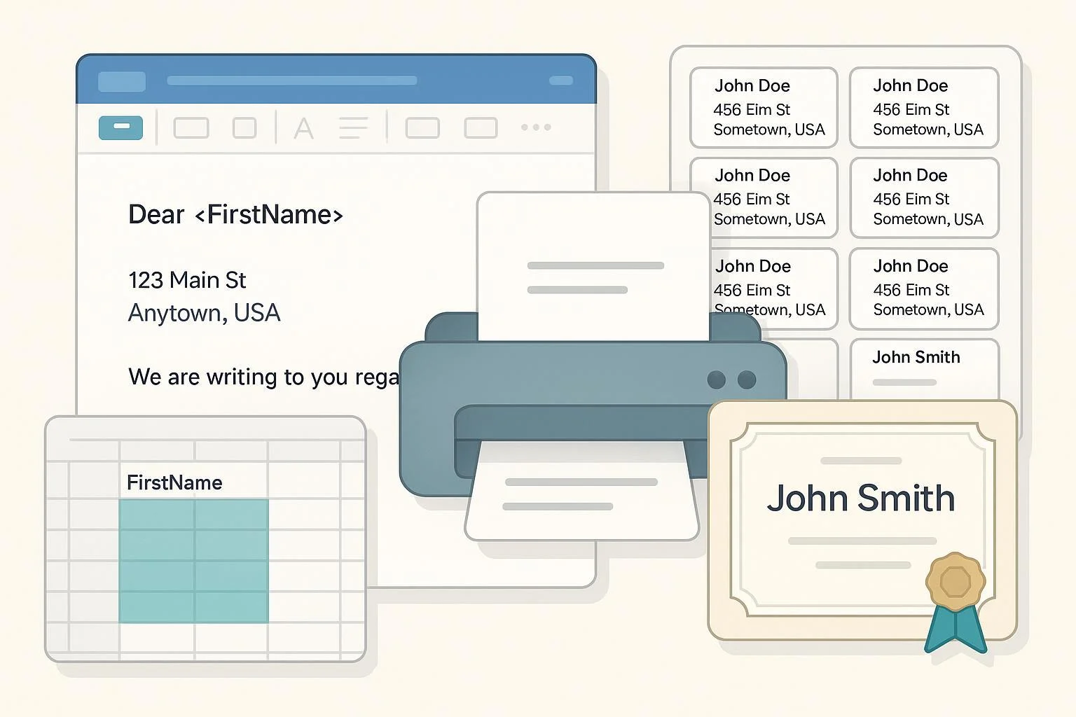 Mail Merge in WPS Writer: Letters, Labels & Certificates (Templates)