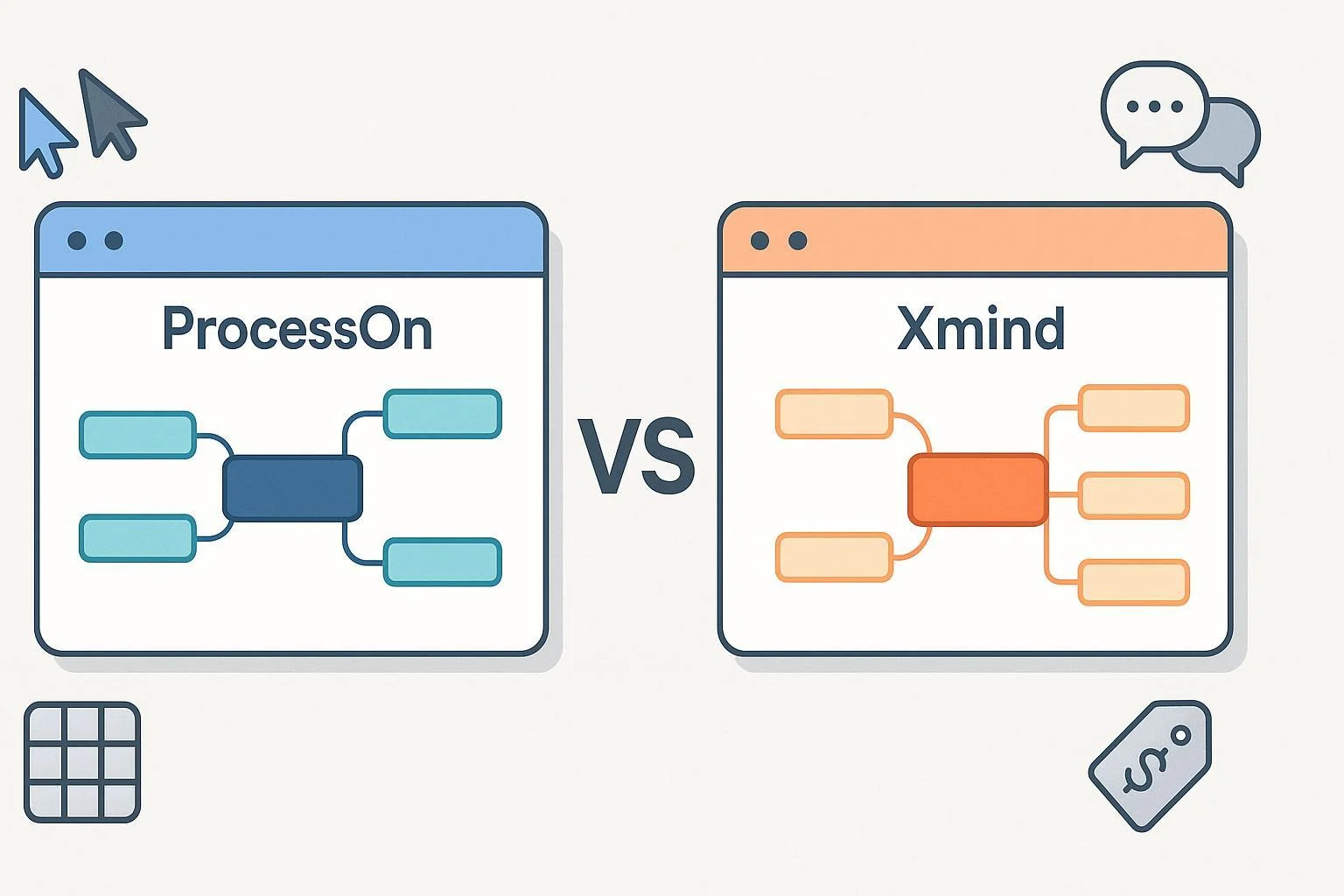 ProcessOn vs. Xmind for Mind Maps (2025): Collaboration, Templates, and Pricing Compared